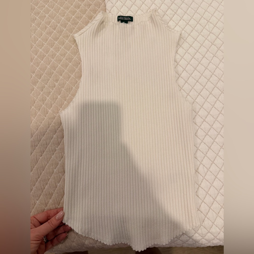 wild fable Ribbed Tank Top in Cream